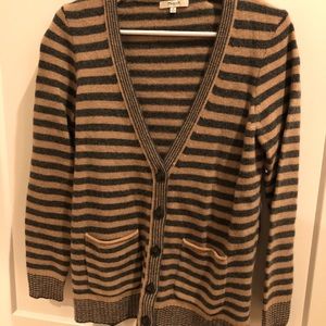 Madewell striped button-down cardigan - never worn